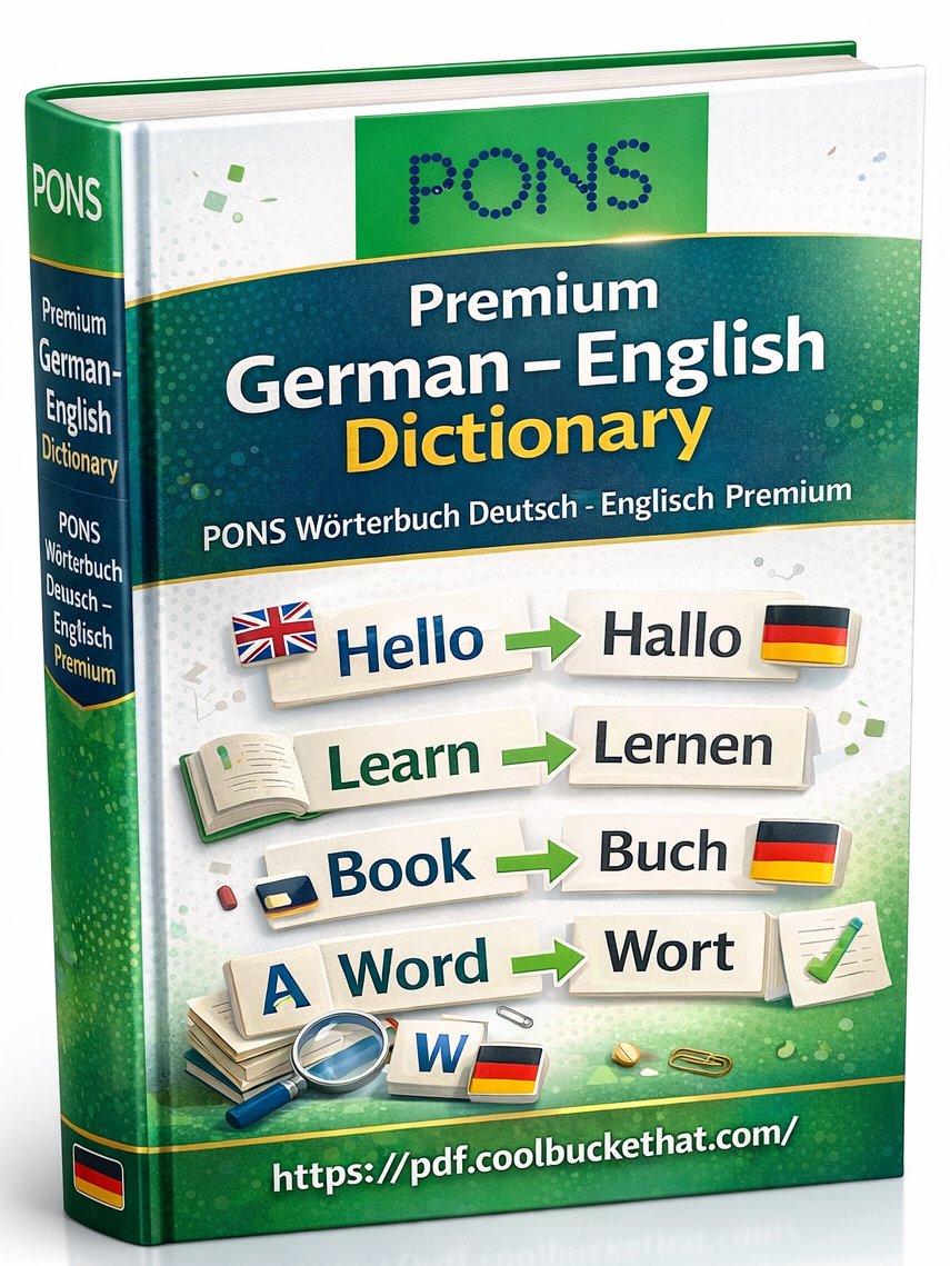 PONS Premium German – English Dictionary PONS Wörterbuch Deutsch – Englisch Premium