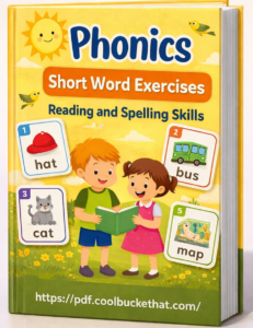Phonics Short Word Exercises Reading and Spelling Skills