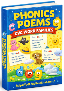 PHONICS POEMS CVC WORD FAMILIES