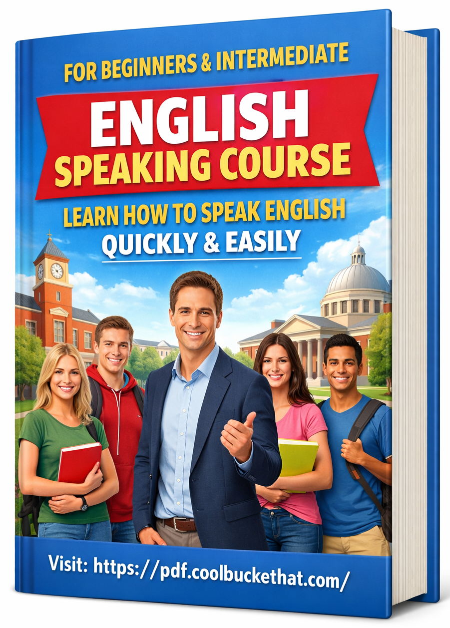 FOR BEGINNERS & INTERMEDIATE ENGLISH SPEAKING COURSE LEARN HOW TO SPEAK ENGLISH QUICKLY & EASILY