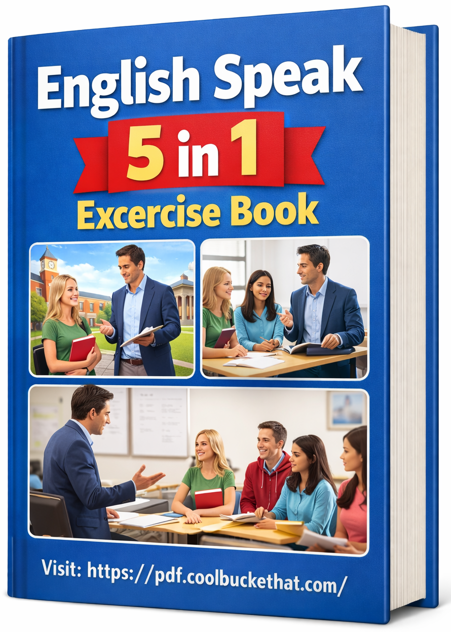 English Speak 5 in 1 Excercise Book