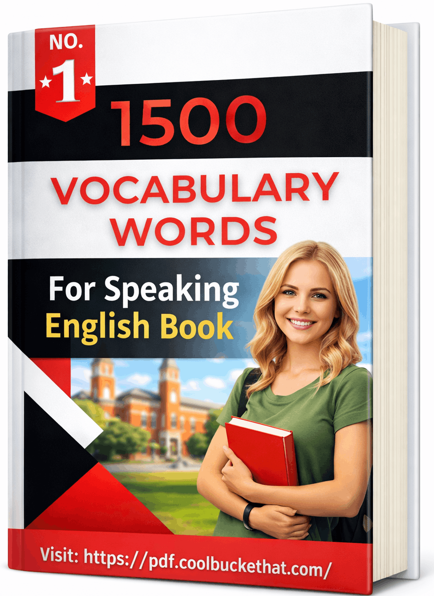 1500 Vocabulary Words For Speaking English Book