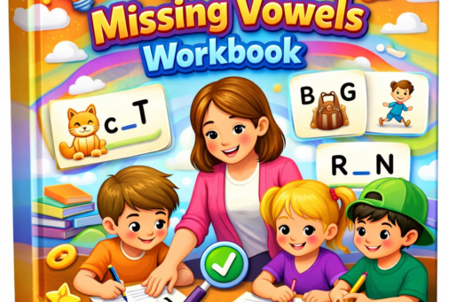 CVC Missing Vowels Workbook