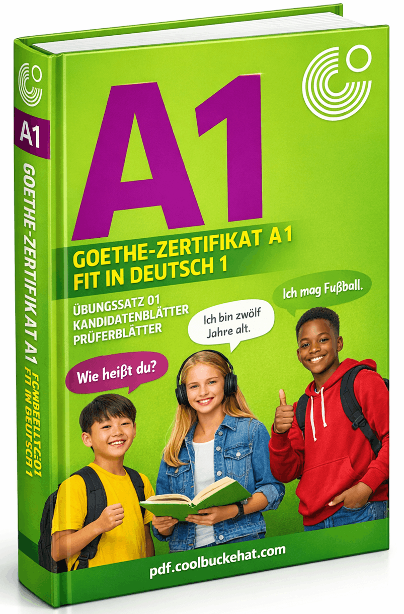 Goethe Zertifikat A1 Fit In Deutsch 1 Ubungssatz 01 Kandidatenblatter Pruferblatter